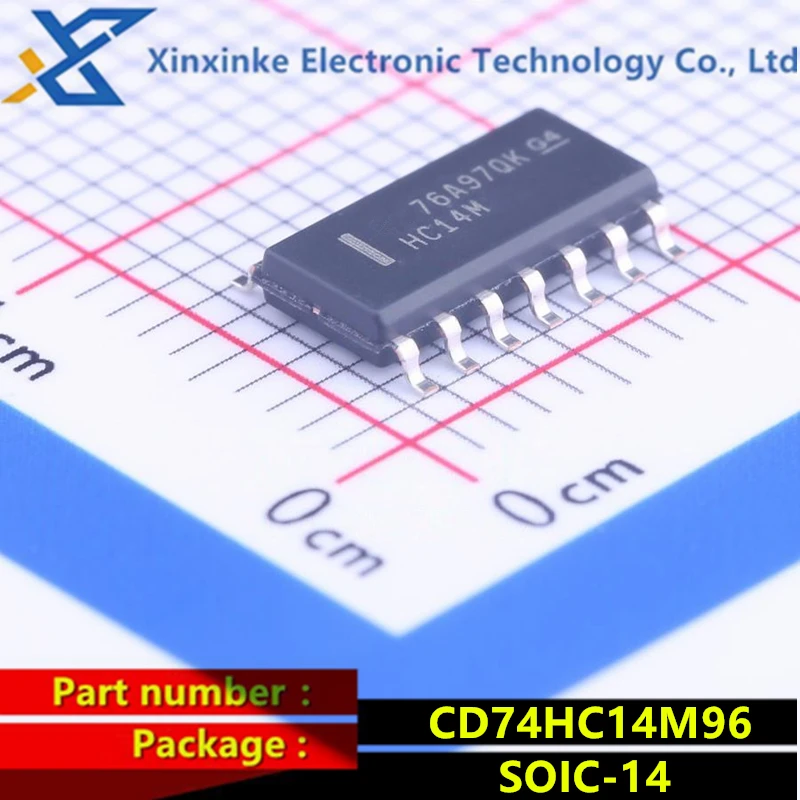 

CD74HC14M96 SOIC-14 CD74HC14M Silk-screen:HC14M Converter Hex Schmitt Trigger High speed CMOS Brand new Original