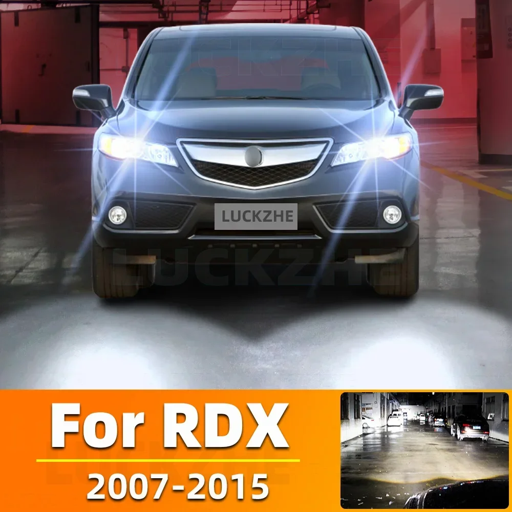 2 шт. автомобильные светодиодные фары для Acura RDX 2007 2008 2009 2010 2011 2012 2013 2014 2015 дальнего
