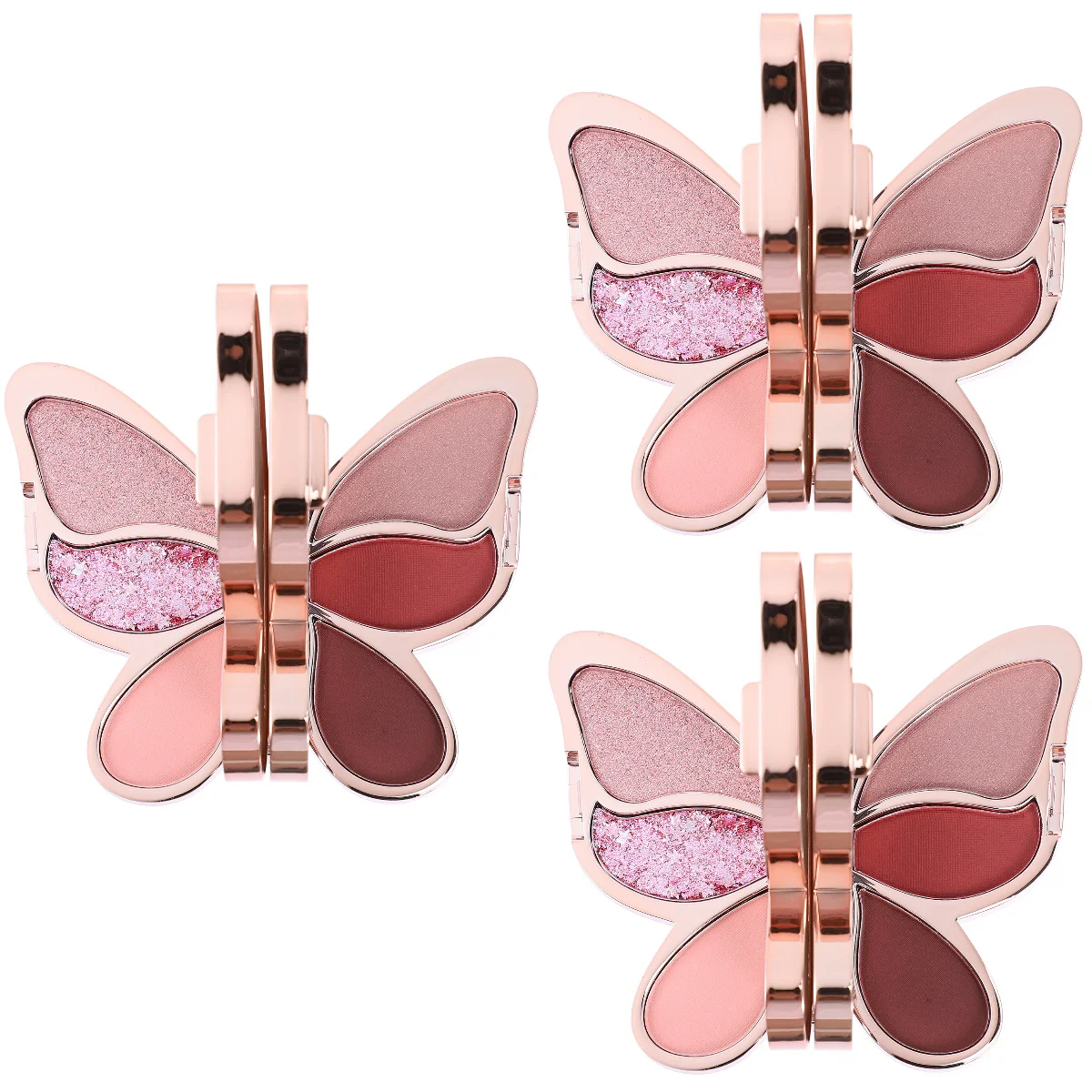 

3 pcs Sequin Eyeshadow Eye Beauty Makeup Accessory Cosmetic Eyeshadow Plate