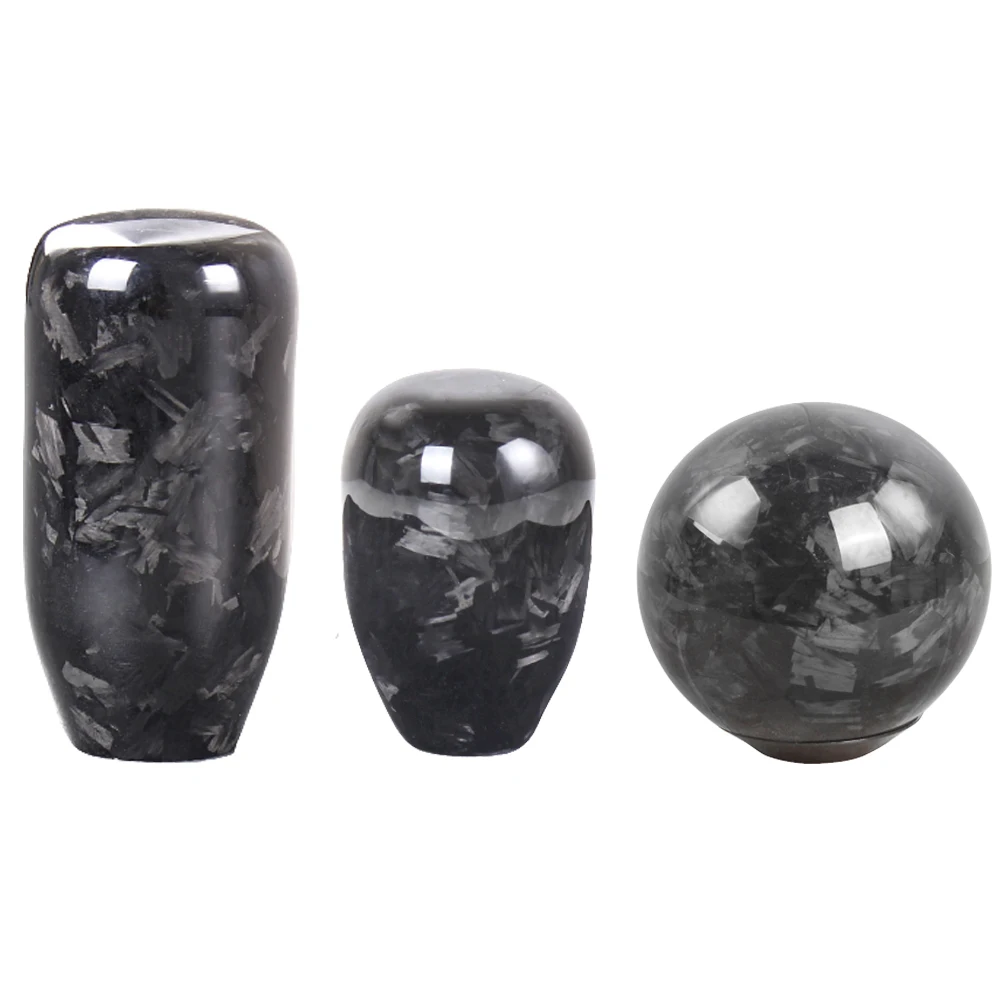 

Universal Real Carbon Fiber Gear Shift Knob Shifter JDM Car Manual TransmissionGear Stick Shift Knob Lever