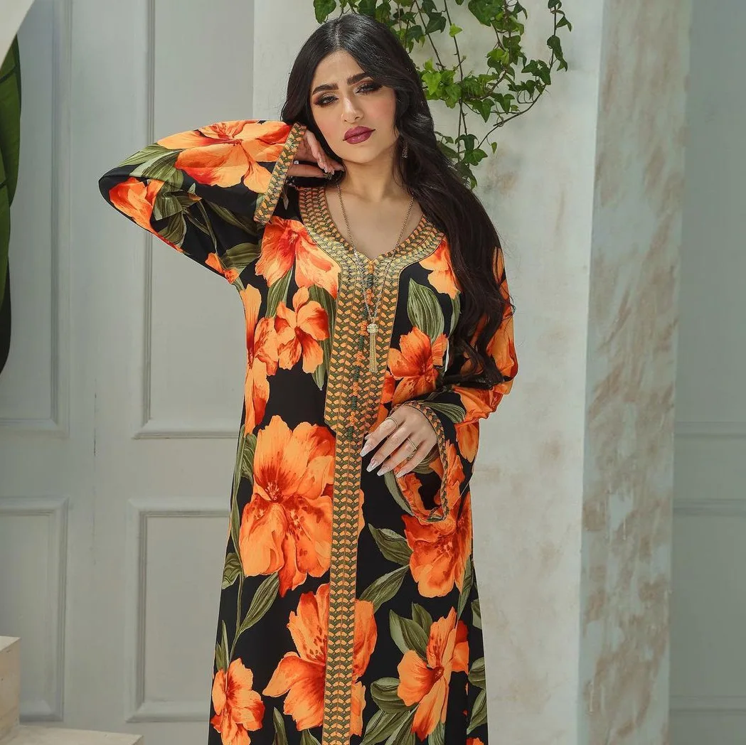 Modest Dress Muslim Islami Giyim Kadin Morrocan Kaftan Dress Dubai Abaya Luxury For Muslim Evening Dresses Vestidos Musulmanes