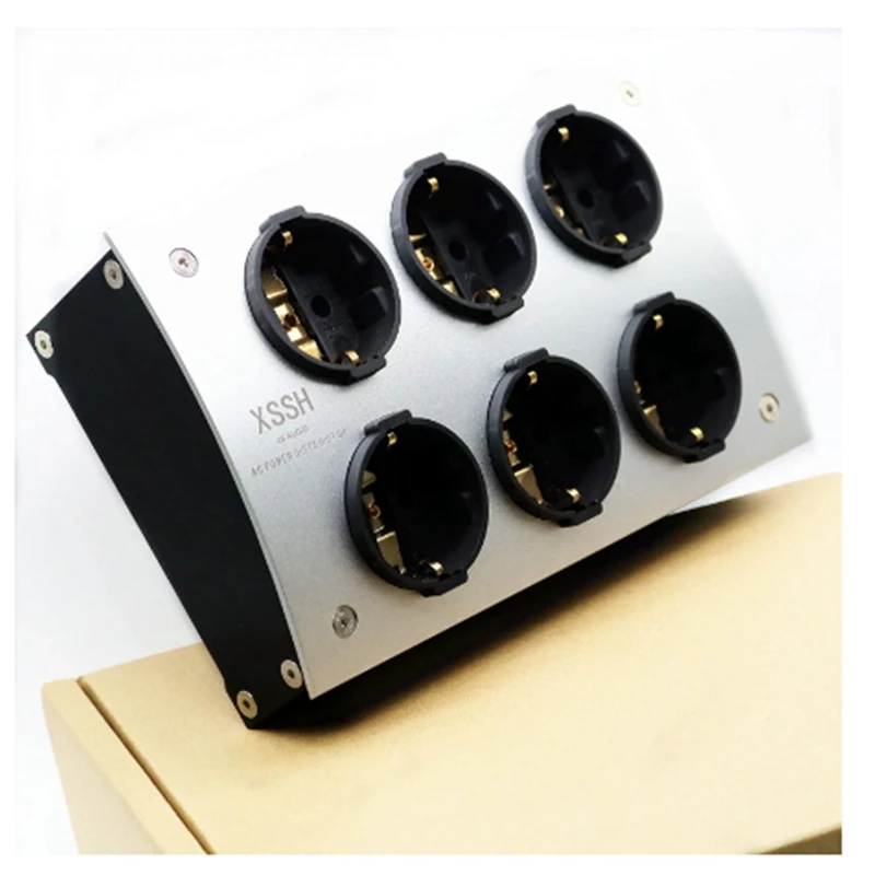 Hi-Fi внешнее освещение Европейский распределитель питания переменного тока 125 В-250