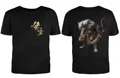 Футболка LE Black Myth Wukong по периметру с коротким рукавом хлопковая двусторонняя