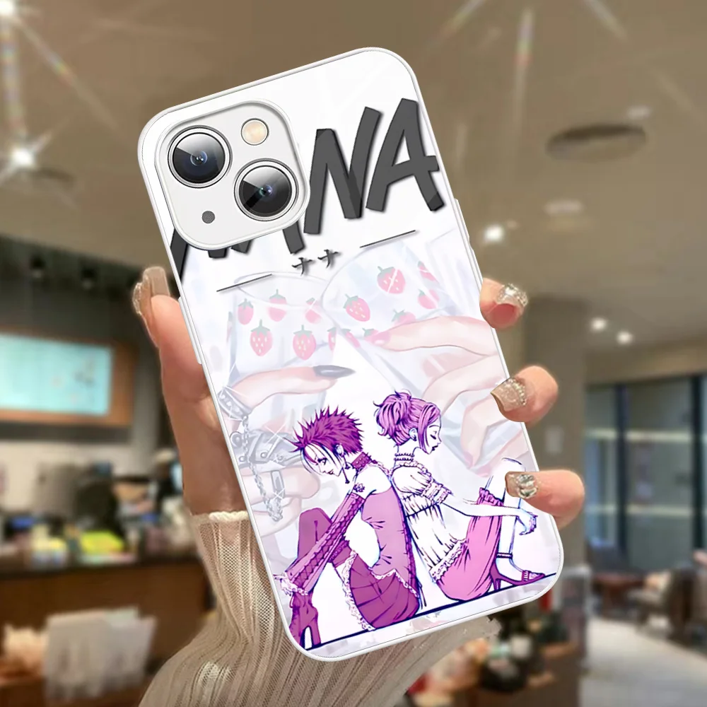 Чехол для телефона с рисунком аниме Осаки Нана IPhone 14 13 12 Mini 11 Pro XS Max X XR Plus чехол из