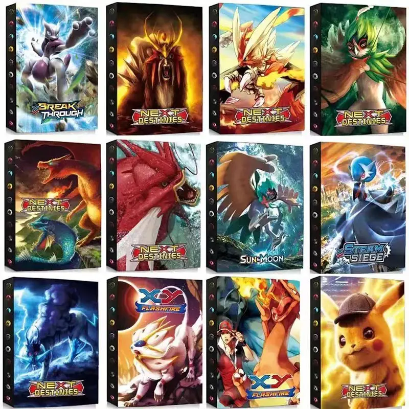 Новинка Покемон Золотая карточка серебряный карманный монстр аниме Карточка