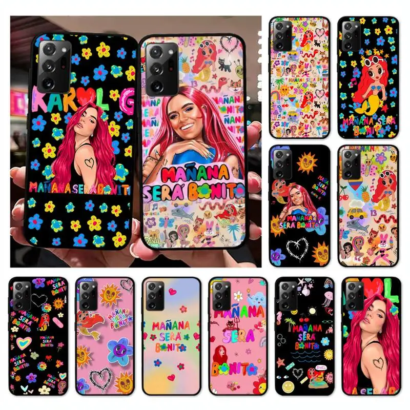 

Karol G Manana Sera Bonito Phone Case For Samsung Galaxy Note 10Pro Note20ultra note20 note10lite M30S Coque