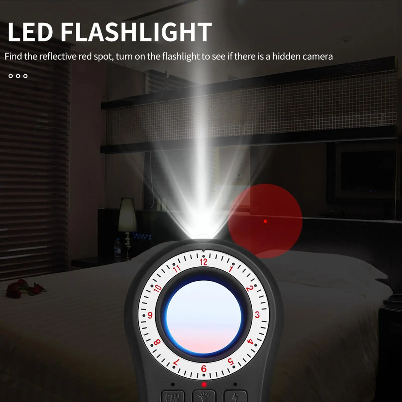 

Анти-peeping портативный мини-телефон Usb Инфракрасный анти-видеонаблюдение анти-candid Pinhole Camera Shooting A V0m8