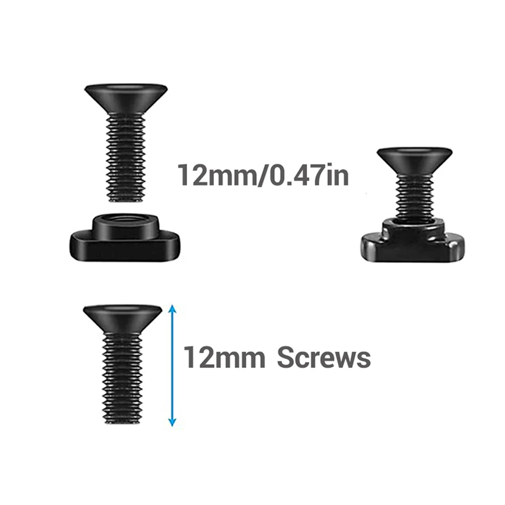 10Pcs M-LOK Screw and Nut Replacement Rails T-Nut Screw Replacement Set for MLOK Handguard Rail Sections Hunting Gun Accessories images - 6