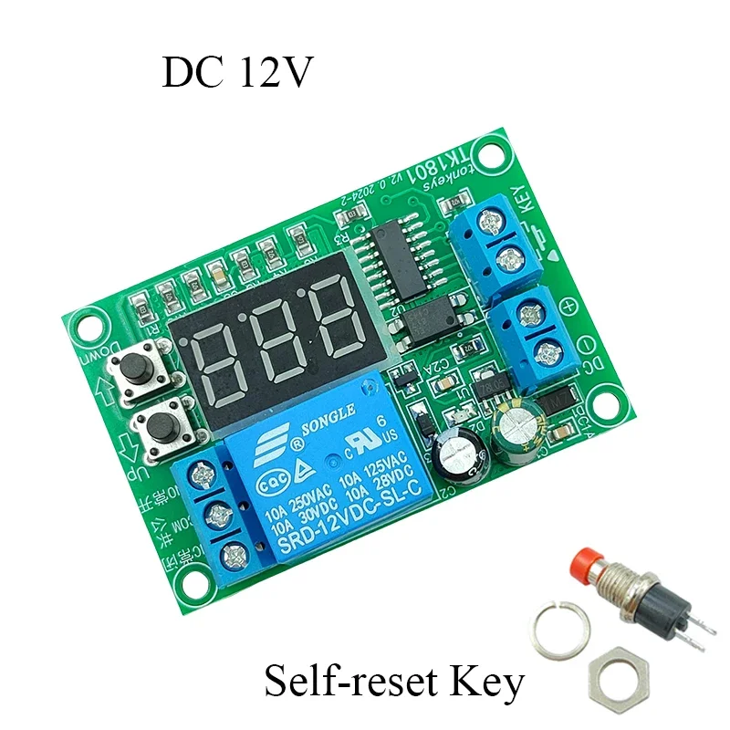 

Реле задержки времени 12/24В 1-999 сек