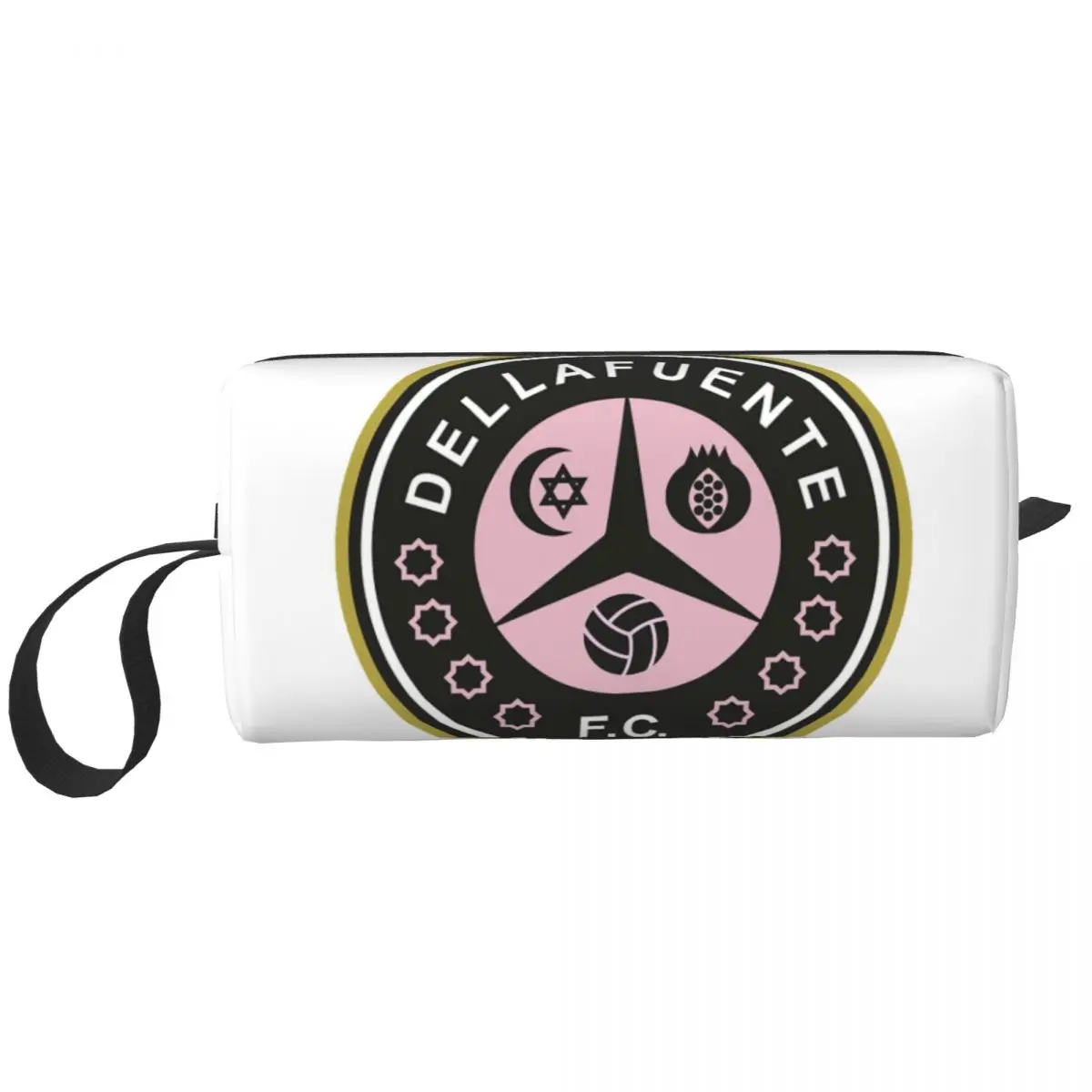 

Dellafuente FC Makeup Bag for Women Travel Cosmetic Organizer Kawaii Hip Hop Rock Storage Toiletry Bags