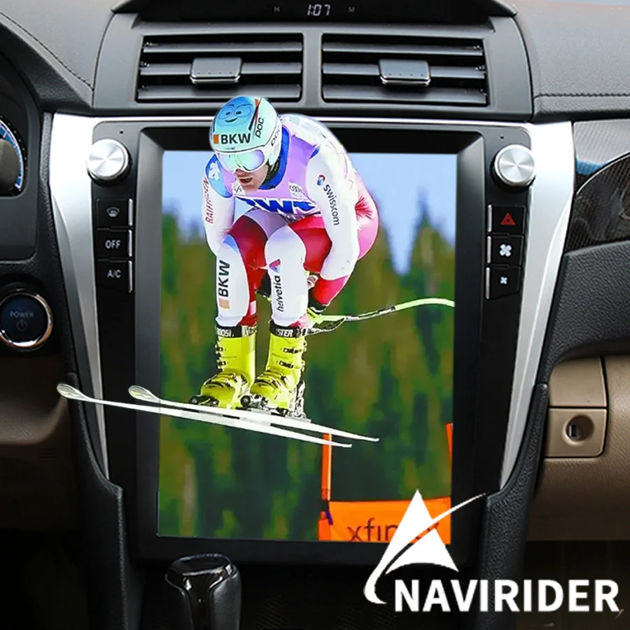 

For Toyota Camry XV 50 55 2011 - 2014 Car Radio Multimedia Video Player Navigation GPS Wireless CarPlay Tesla 12.1Inch Screen