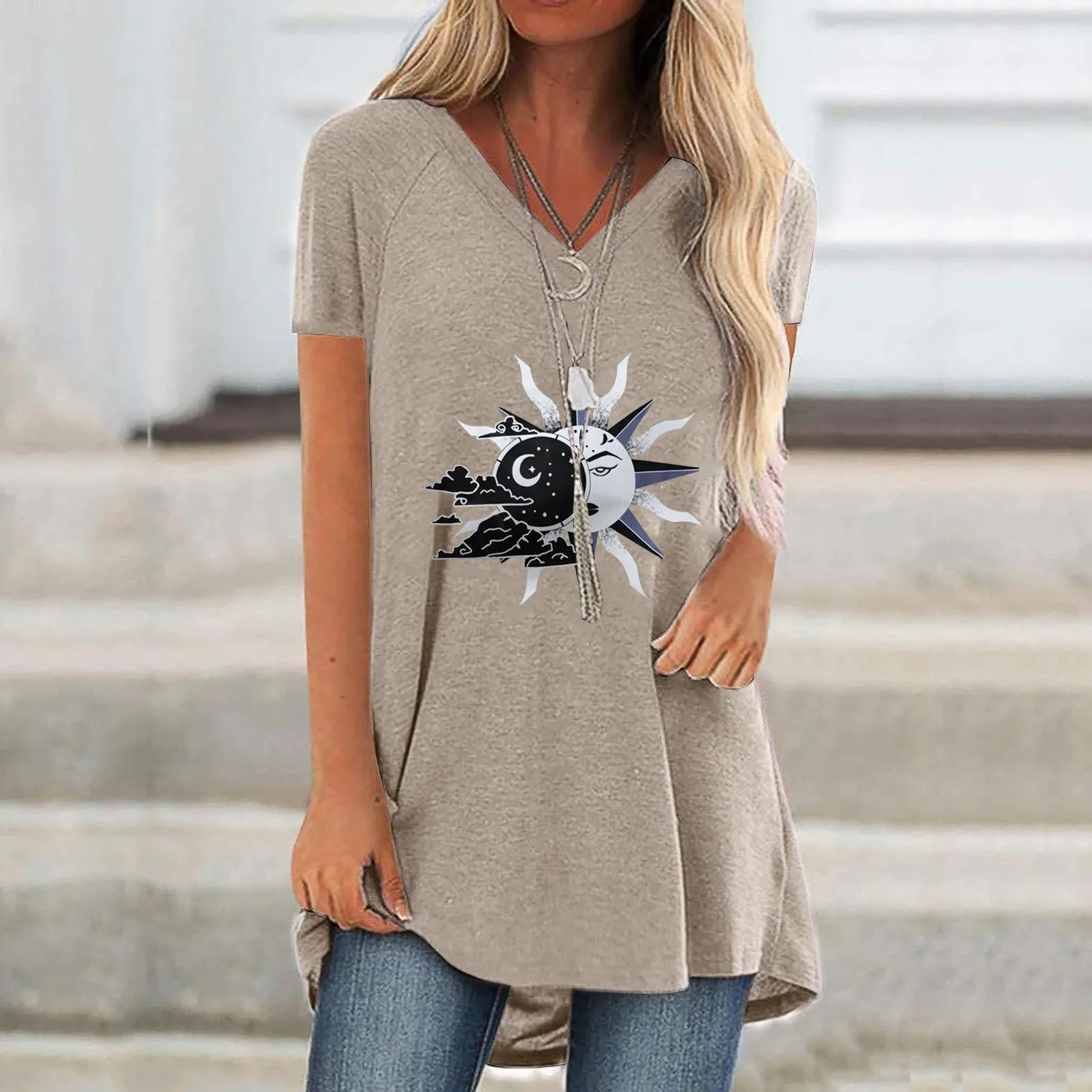 

Women Shirt Short Sleeve Casual Stylish Top Shirts