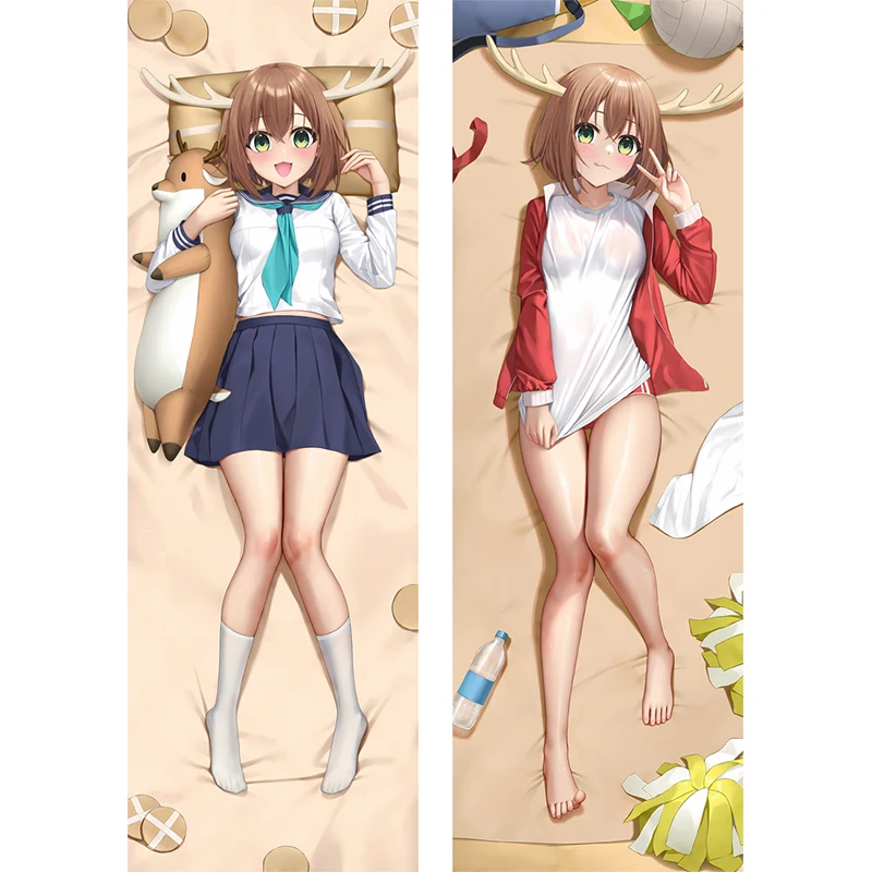 Аниме My Deer Friend Nokotan Noko Shikanoko Dakimakura чехол двусторонняя наволочка для всего тела