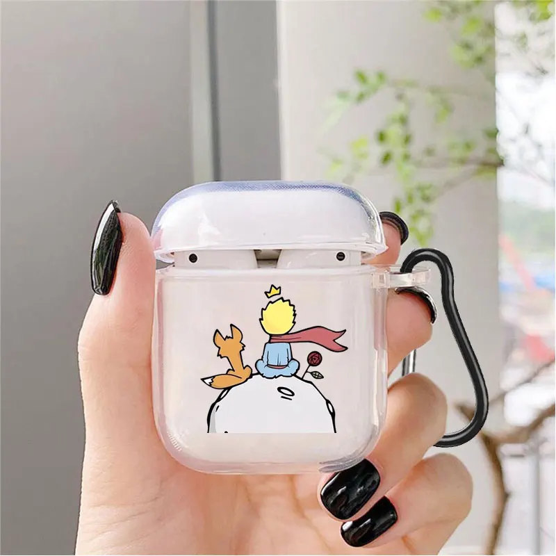 

Cute Little Prince Fox soft silicone Earphone shell For Apple Airpod 2 1 3 Cover For Airpod pro2 Earphone case for airpods capa