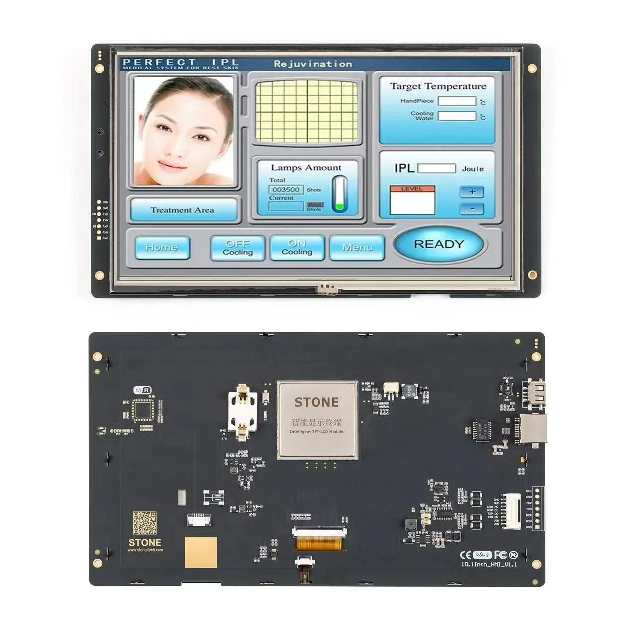 

10.1" Touch Monitor Driver Flash memory can store your data, configuration files, image file, font file, video file and audio