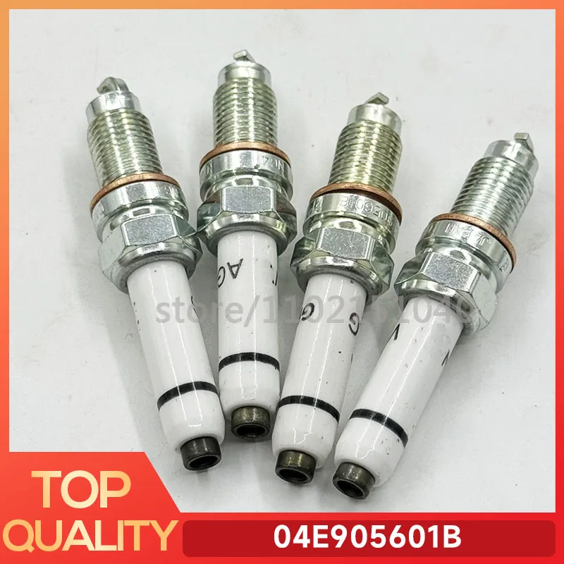 

4шт 04E 905601 Свеча зажигания B Iridium для VW Volkswagen Beetle Golf Jetta Santana Gran Lavida Polo подходит для Audi A1 A3 Q3 1.4 1.6