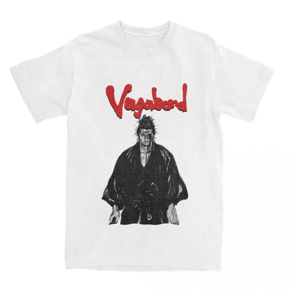 Аниме Musashi Miyamoto Vagabond манга T аксессуары для рубашек мужские женские круглые