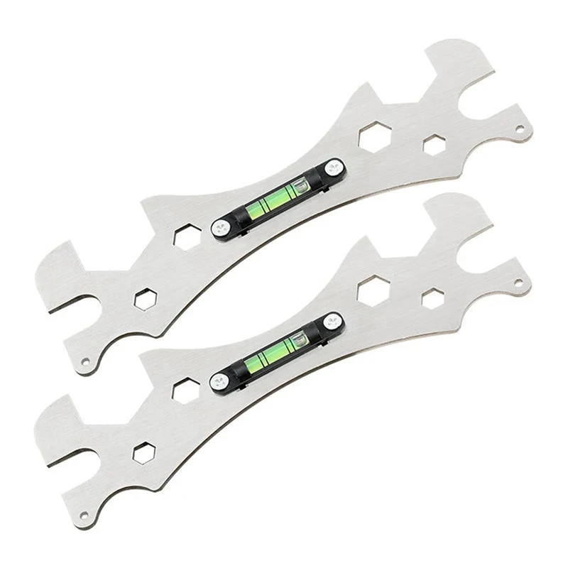 

2 PCS Bathroom Multi-Function Wrench Scale Tool Kit Special Wrench Tool With Horizontal Shower Faucet Installation