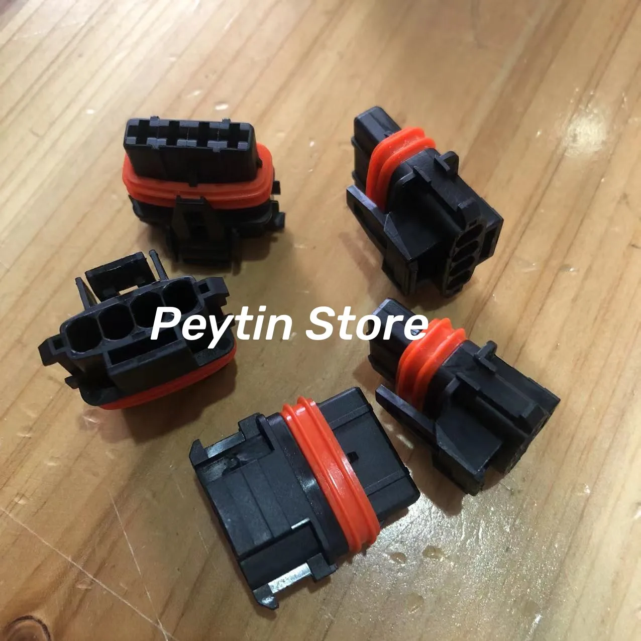 5 шт. 29x30 5x19 мм 4-жильный разъем автомобильного ЭБУ No DJ7046C-3 5-21 водонепроницаемый