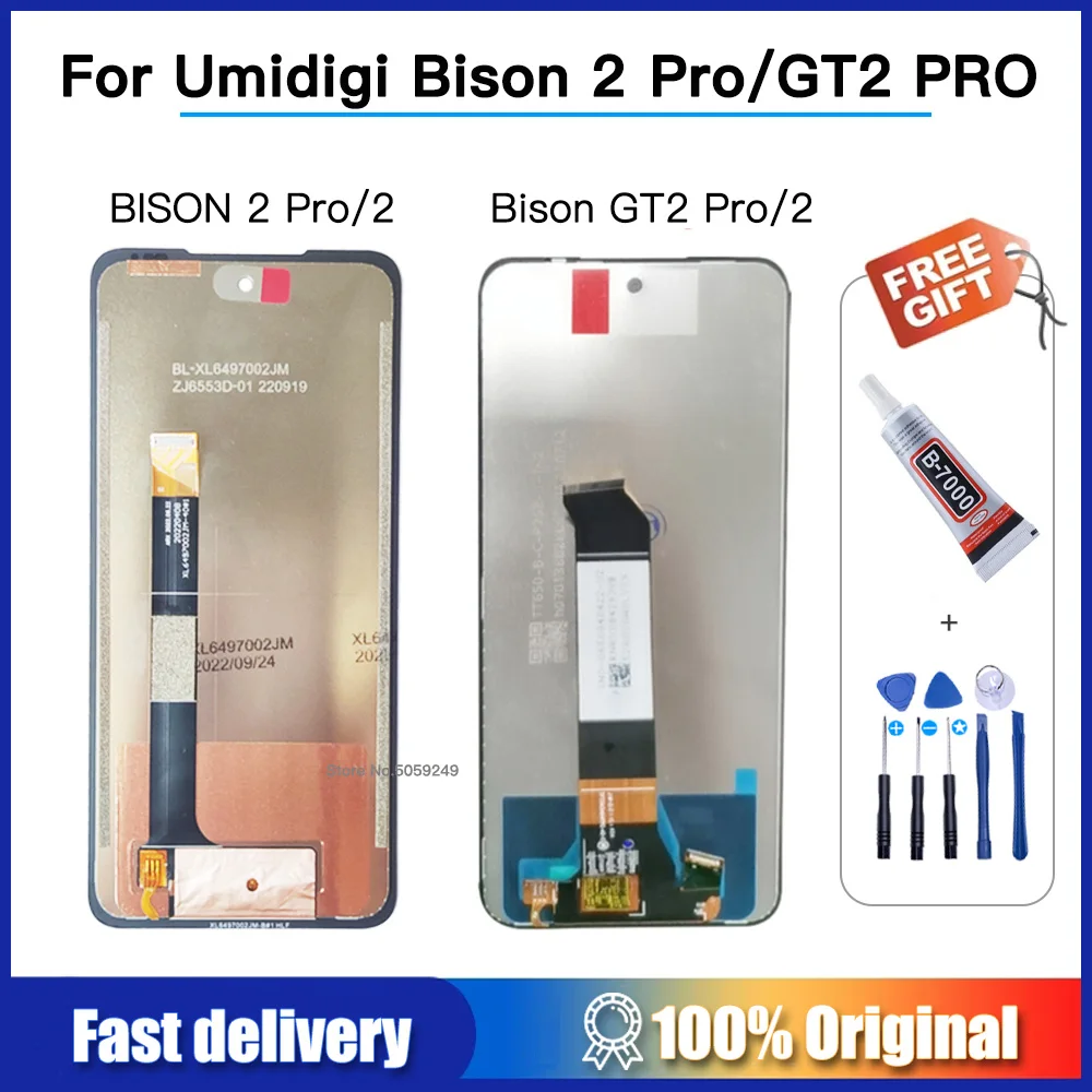 

Оригинальный ЖК-дисплей для UMIDIGI BISON 2 BISON 2 Pro, сенсорный экран, ЖК-дигитайзер, замена для Bison GT 2 GT2 Pro, протестирован, отлично