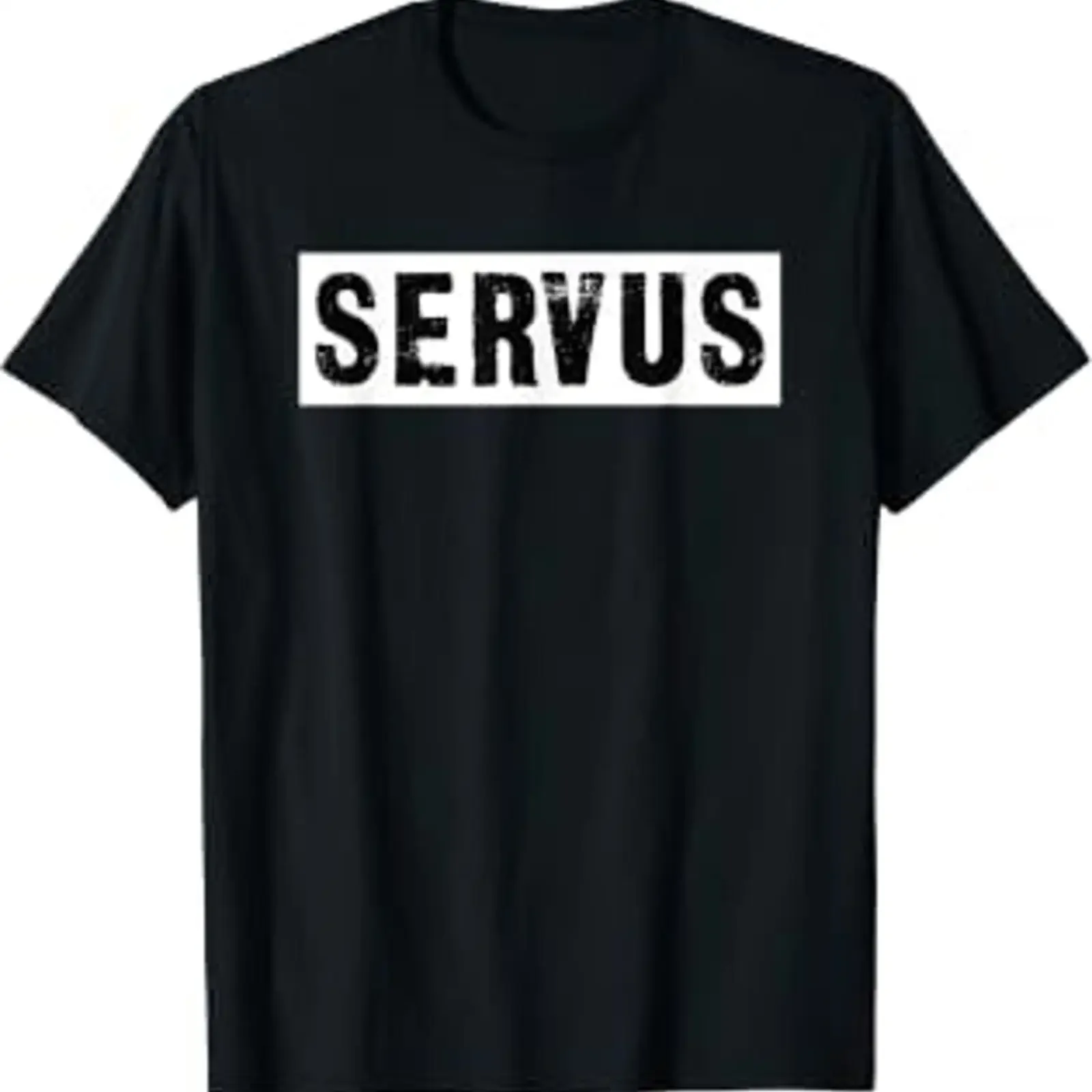 Фото Футболка Servus Bayrisch Boarisch Bavarian Black с надписью, винтажная, мягкая, универсальная, удобная, стильная, повседневная уличная одежда. №1