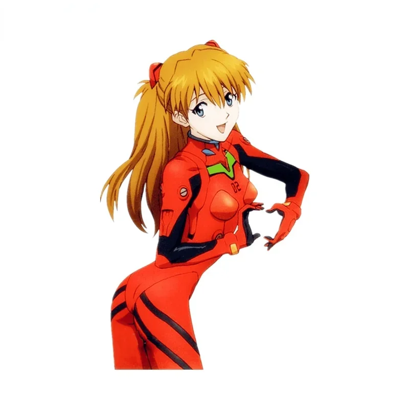 15 см аниме Asuka Langley девушка автомобиль наклейка авто ноутбук мотоцикл молдинг