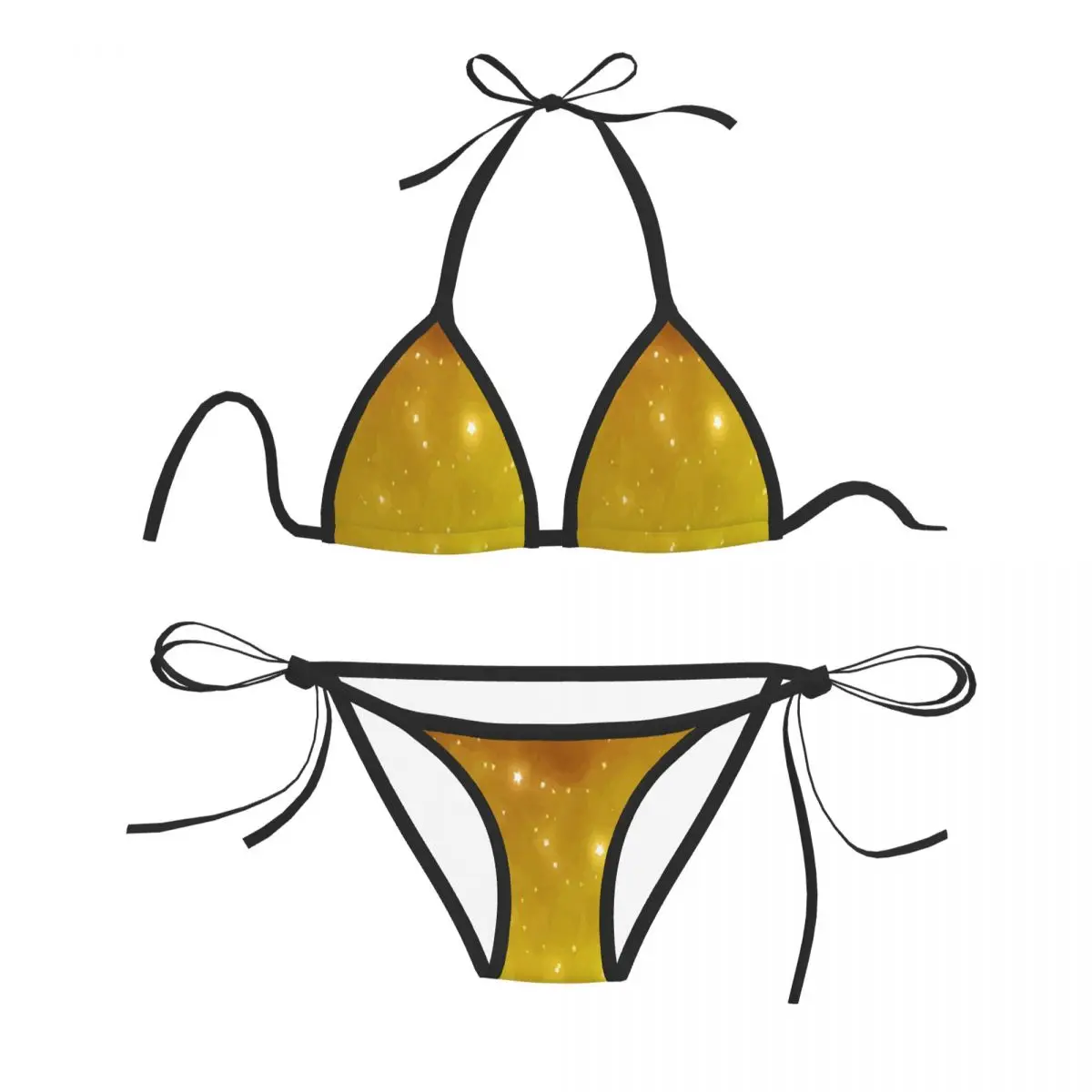 

Bikini Set Swimwear Women Swimsuit Sexy Push Up Swimming Bathing Suit Sky Full Stars Print Beachwear Summer Brazilian