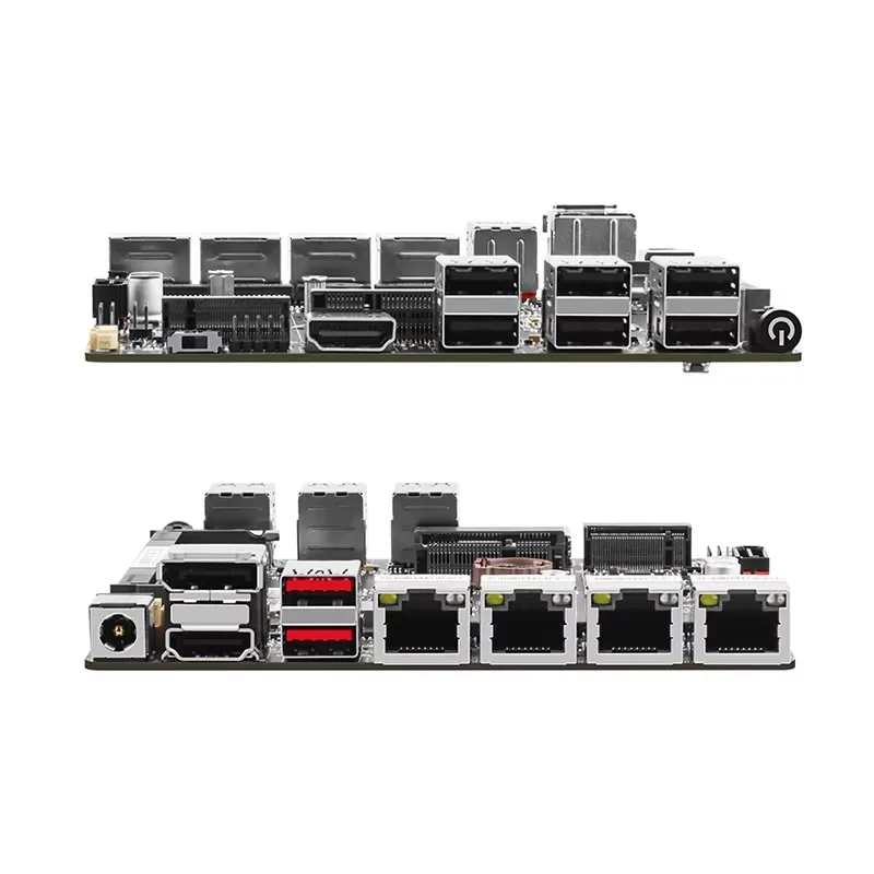 Новейший мини-ПК без вентилятора Intel i3 N305 N100 4 i226-V 2 5G твердый брандмауэр
