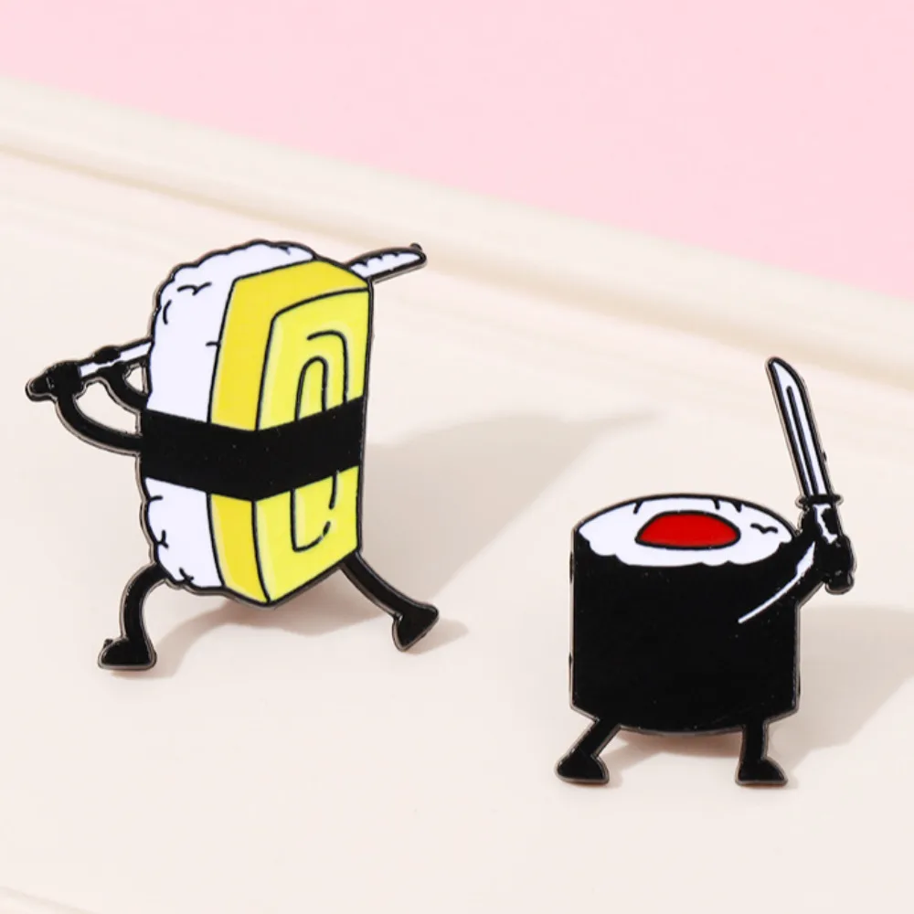 Брошь из сплава в японском стиле с героями мультфильмов забавная милая