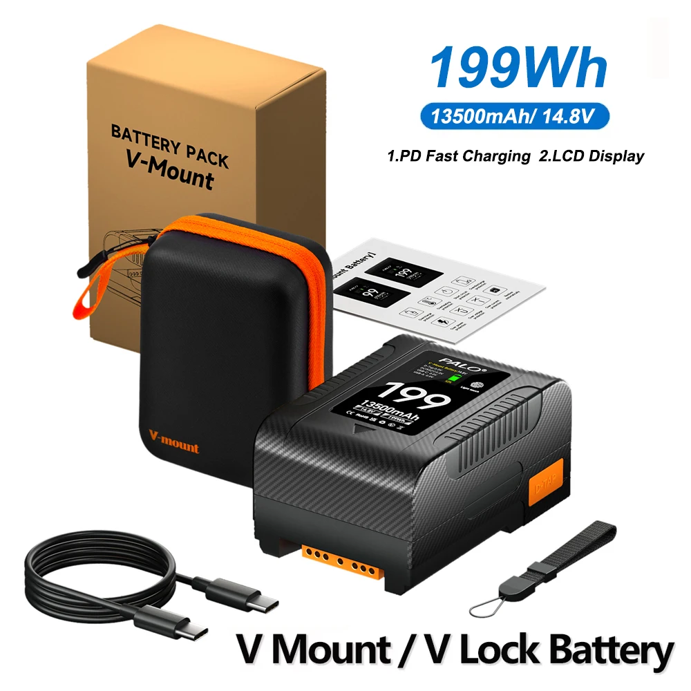 Внешняя аккумуляторная батарея 13500 мАч 65 Вт с OLED-дисплеем