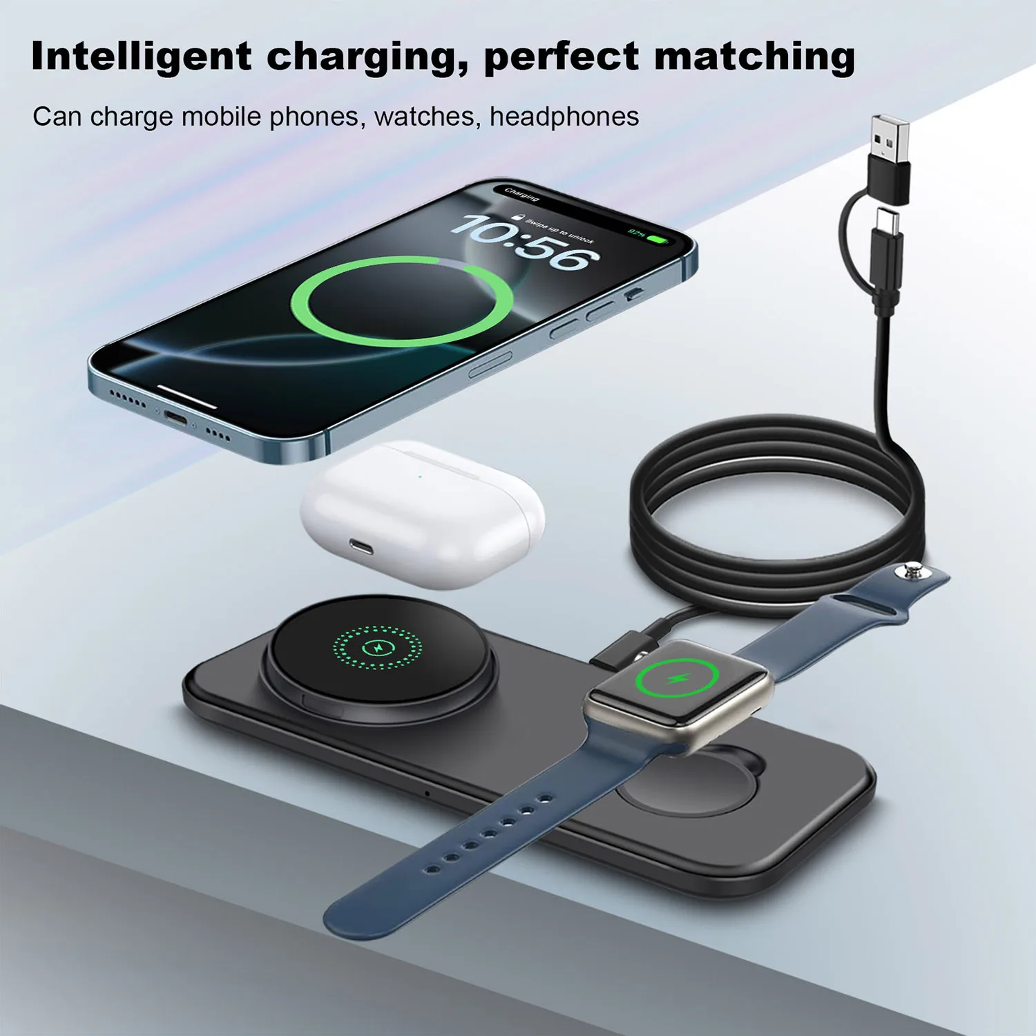 Модернизированная магнитная подставка для беспроводного зарядного устройства 2