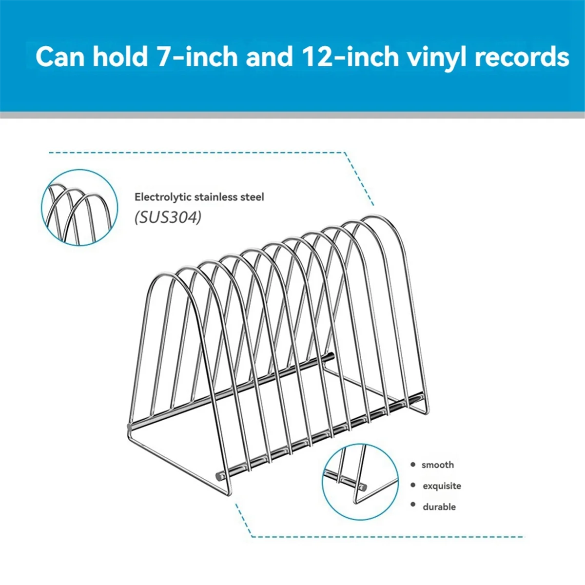 Подставка для виниловых пластинок