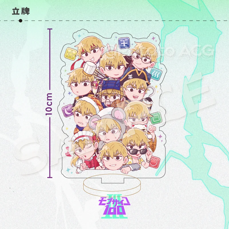 Аниме Моб психоз 100/Mobu Saiko HyakuONE Reigen Arataka Косплей соска акриловый стоячий знак