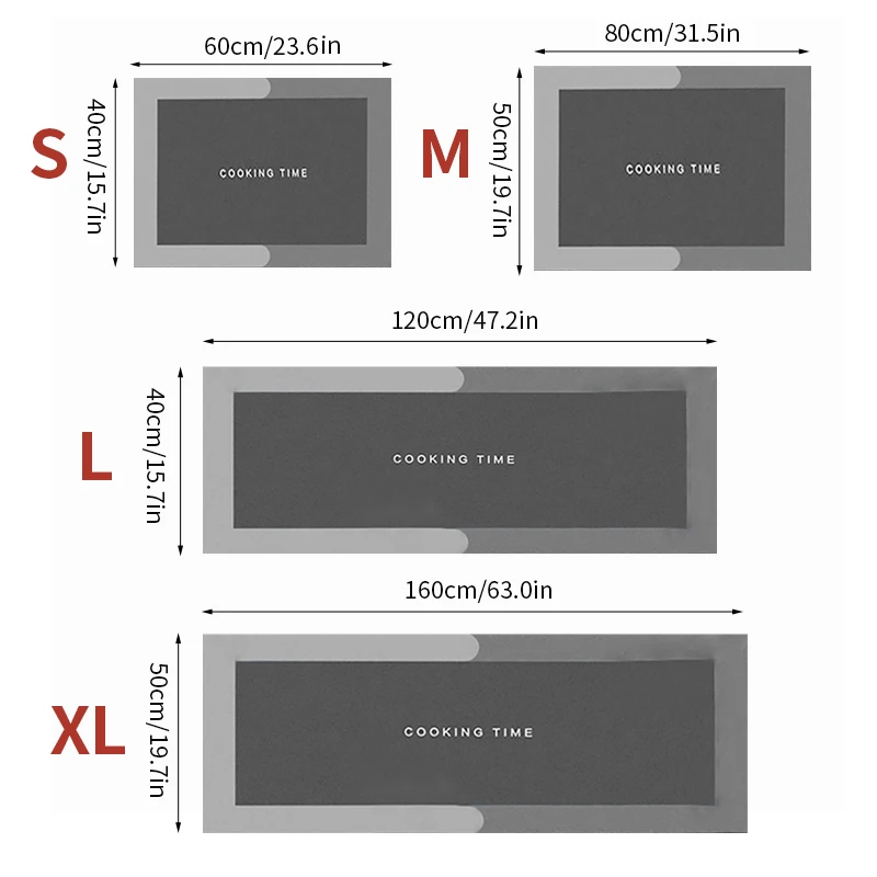 Впитывающий кухонный коврик для зоны наппа длинный входной Придверный легко