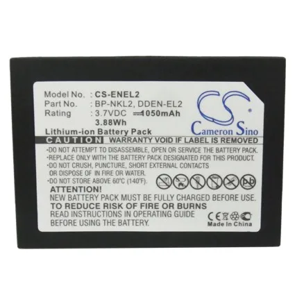 CS 1050mAh Аккумулятор для NIKON Coolpix 2500 3500 SQ 9904 BP-NKL2 DDEN-EL2 EN-EL2