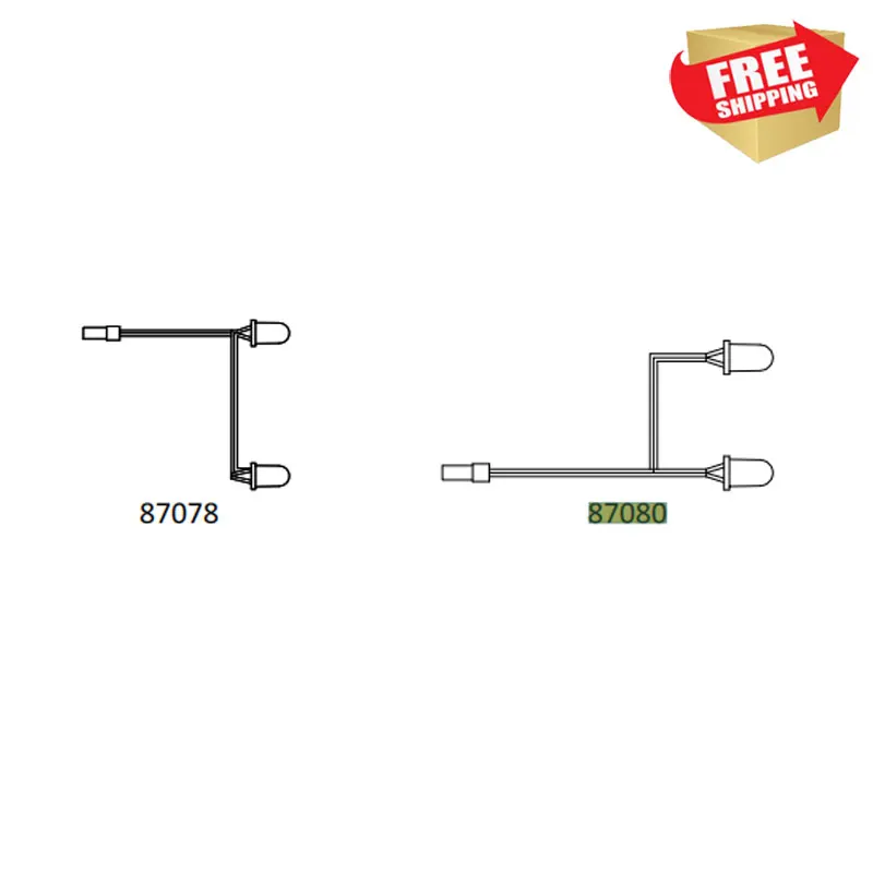 

Radio control RC Car CROSSRC SP4 front rear led set 87078 87080 CS-97400514