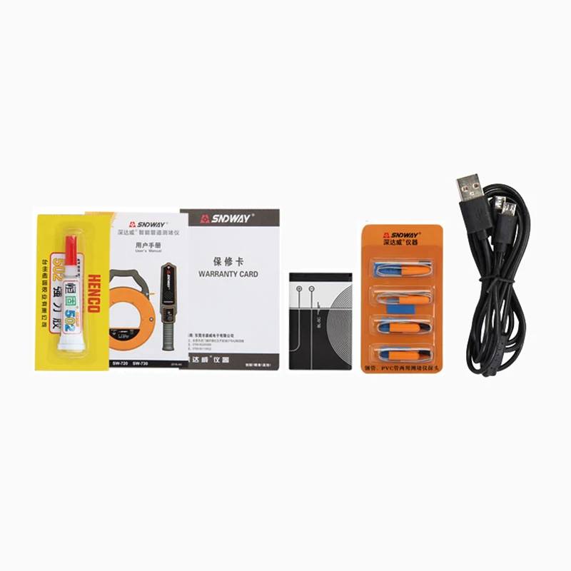 Затыкающее устройство 20 м глубокий электрик детектор трубопровода износ