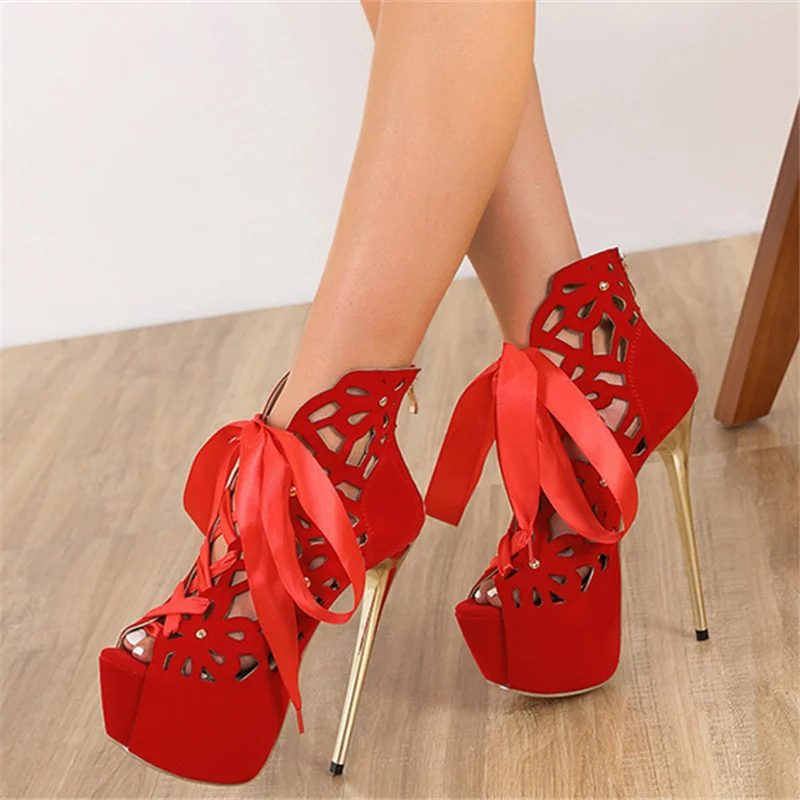 

2022 Summer New Designer Ladies Sandals Platform Shoes Stiletto Prom High Heels Shoes Zipper Hollow Peep Toe Sexy Women Sandals