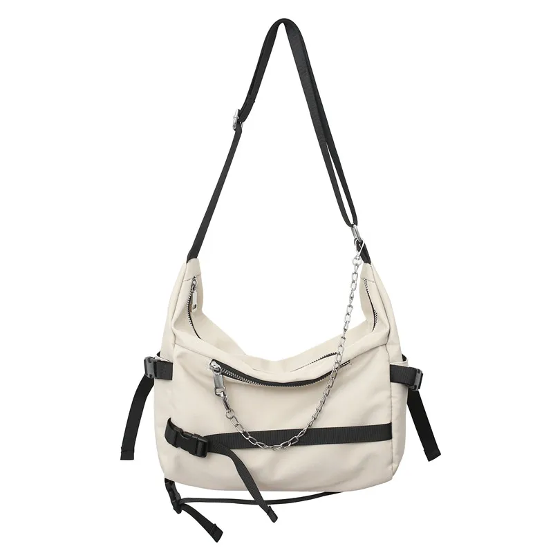 Women's School Messenger Bags for Women Large Capacity Casual Nylon Shoulder Bag Simple Couple Handbag Female Crossbody Sac New