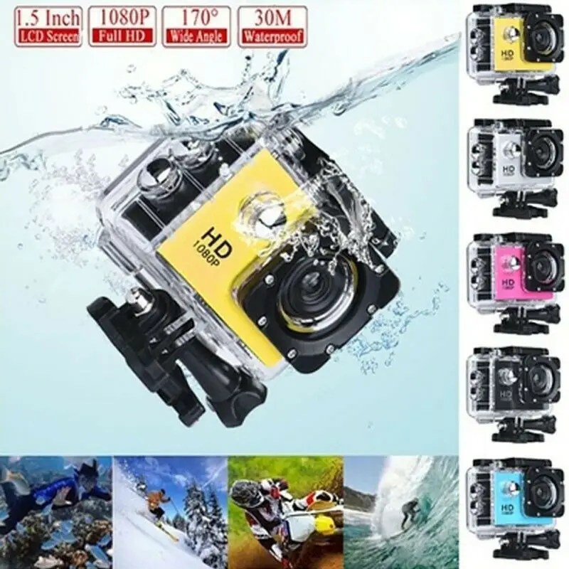 

Action Sports Camera Ultra HD 4K Waterproof Sports Camera Outdoor Riding Camera Driving Recorder Action Video Camera for Sports