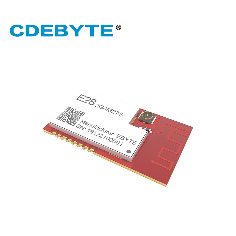 SX1280 BLE+LoRa 2.4GHz IoT wireless transceiver module FLRC GFSK E28-2G4M27S CDEBYTE 27dBm 500mW high power 8km rf module