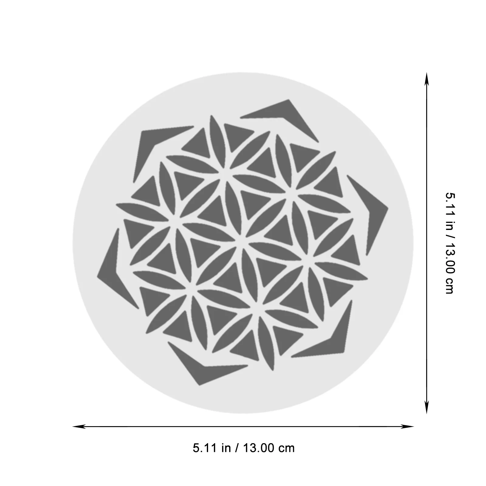 Шаблон для рисования с цветами 24 шт. гибкие трафареты сделай сам форма вырезания