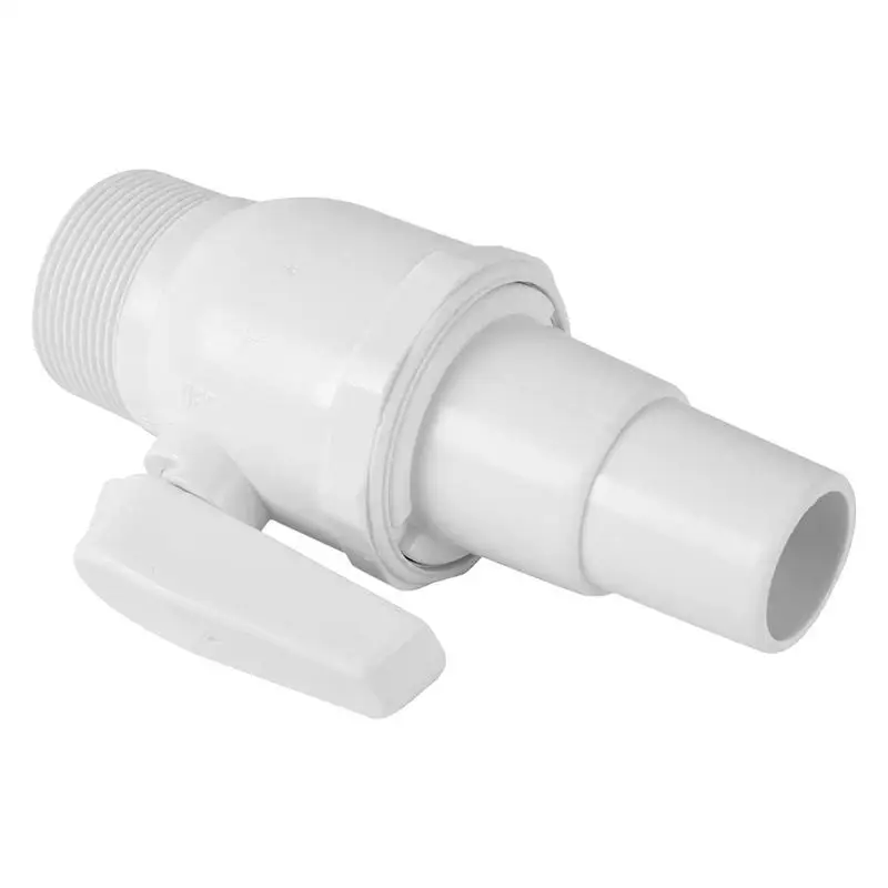 

Pool 2-Way Ball Valve Filter Switch Connector For Swimming Pool Flow Regulation Pool Supplies For Home Backyard Plunge And Above