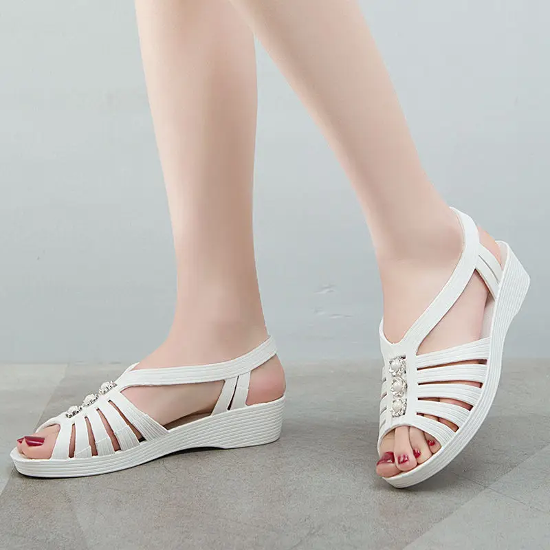 Женские повседневные Сабо 2022 дышащие сандалии для девочек летние женские