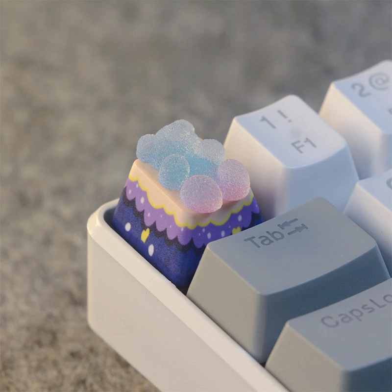 Персонализированные колпачки для ключей ручной работы серия gummy bear парные
