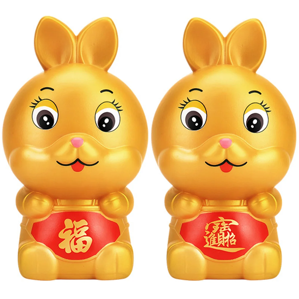 

Bank Rabbit Piggy Bunny Saving Jar Yearmoney Kids Chinese Decorationzodiac Home New Decor Souvenir Pot