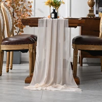 chiffon table runner sheer wedding table cloth 29x120 inches rustic wedding decorations french chiffon table runner
