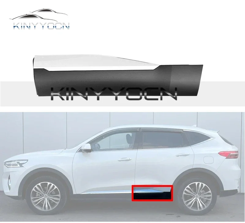 

Хромированная накладка на переднюю и заднюю дверь для Haval F7 Защита от царапин