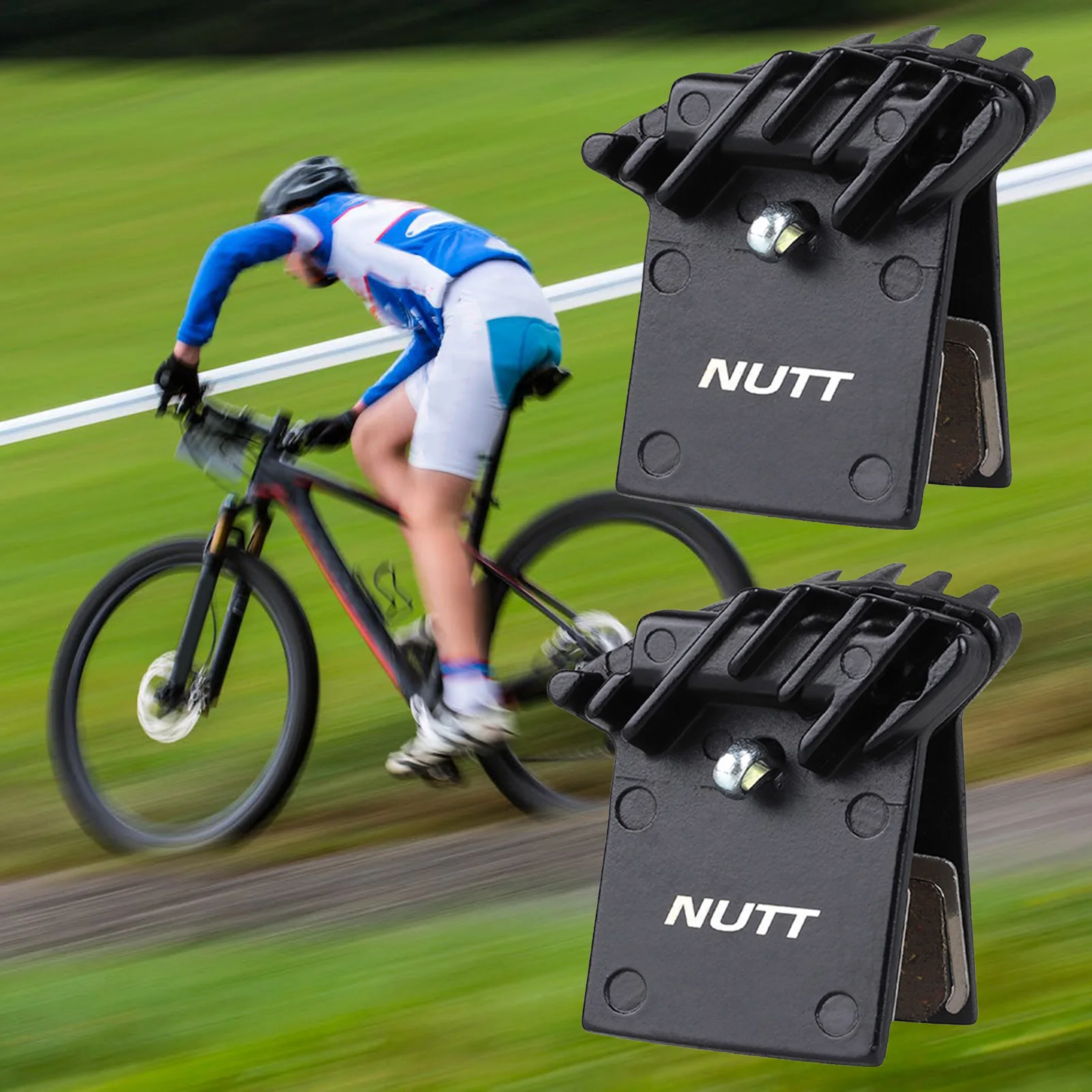

MTB Bicycle Disc Brake Pad For NUTT Disc Brake Pad MTB Bike Hydraulic Caliper Heat Dissipation Semi Metal Brake Pads