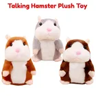 Детский говорящий хомяк мышь питомец плюшевая игрушка Горячая Милая говорящая запись звука хомяк обучающая игрушка для детей Подарки 15 см